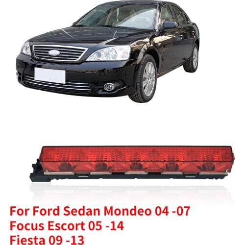 Kamshing For Ford Sedan Mondeo 2004 -07 Focus Escort 05 -14 Fiesta 09 -13 Rear Additional Brake Lamp High Mount Light Stop Light