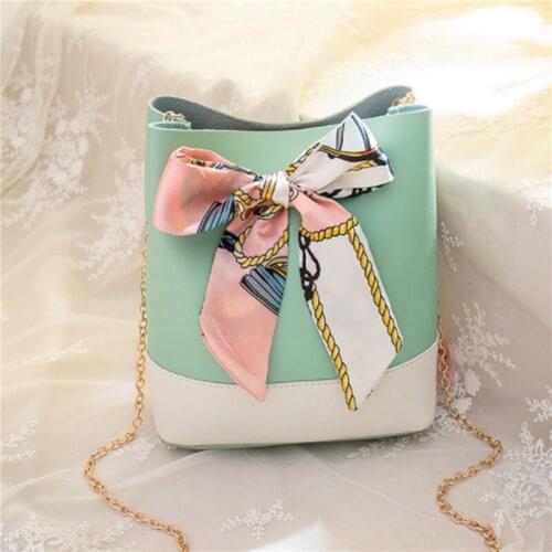 Women Handbag Shoulder Scarf Crossbody Bag Party Bucket Handbags Ladies Personalized Mobile Phone Purses