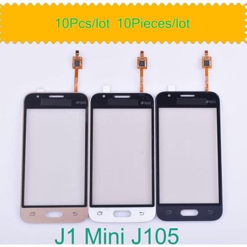 10pcs/lot Touch Screen Sensor Digitizer Outer Glass Lens Front Panel For Samsung Galaxy J1 Mini J105 SM-J105Y J105H J105M/DS