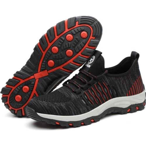 Men Work & Safety Shoes Fashion Camouflage Outdoor Steel Toe Male Military Combat Ankle Boots Anti-Smashing Protective Shoes