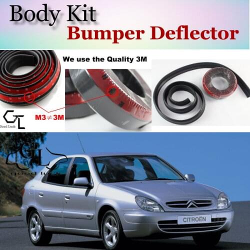 Bumper Lip Deflector Lips For Citroen Xsara / Picasso Front Spoiler Skirt For TopGear Car Tuning View / Body Kit / Strip