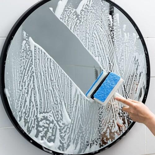 Double-sided Magic Window Cleaning Brush Multifunction Glass Wiper Portable Household Washing Tools For Floor Bathroom Mirror