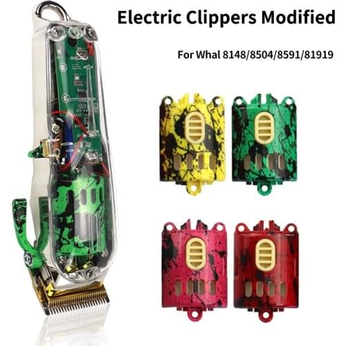 Electric hair clipper modified motor cover and motor shock absorber transparent case For WAHL 8591/8148/8504 Barber Accessories