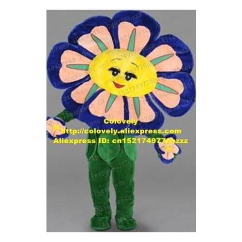 Cute Yellow Sunflower Sun Flower Taiyanfa Fringed Iris Japonica Butterfly Mascot Costume With Black Long Eyelash No.8469 FS