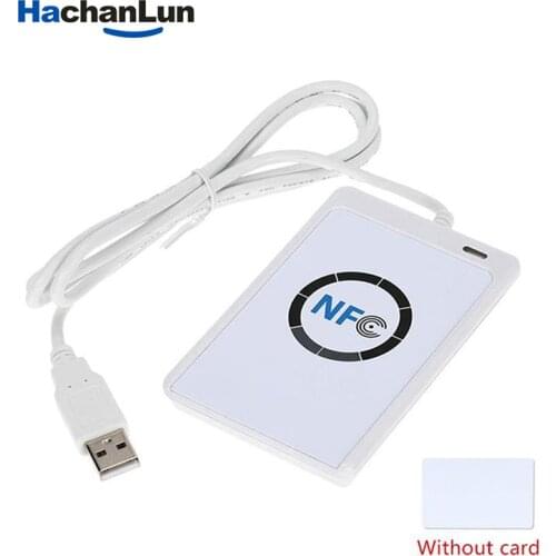 NFC Reader USB ACR122U Contactless Smart Ic Card And Writer Rfid Copier Copier Duplicator Writable Clone SDK USB S50