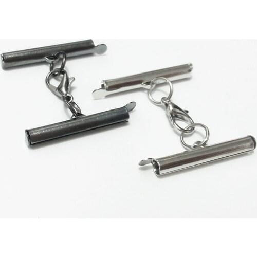 BEAUCHAMP Crimp End Beads Multylayer Necklace Connector Lobster Swivel Clasp Charms Pendant Bracelet Jump Rings Toggle Buckle