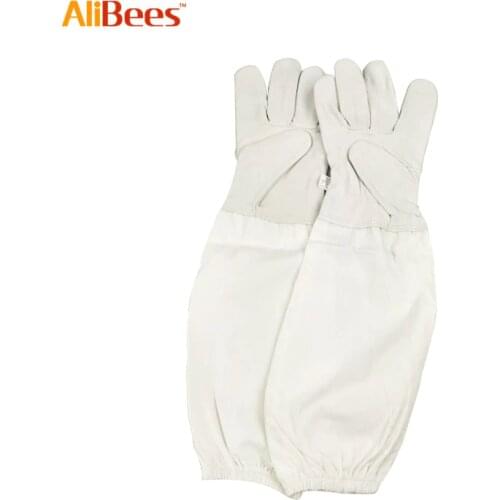 Sheepskin Gloves Practical Beekeeping Tool Anti-bee Anti-sting Apiculture Supplies Anti-cutting Gloves Gardening Tool
