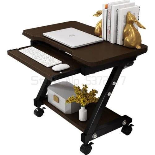 Bedside table movable simple table bedroom home student desk simple lifting computer table