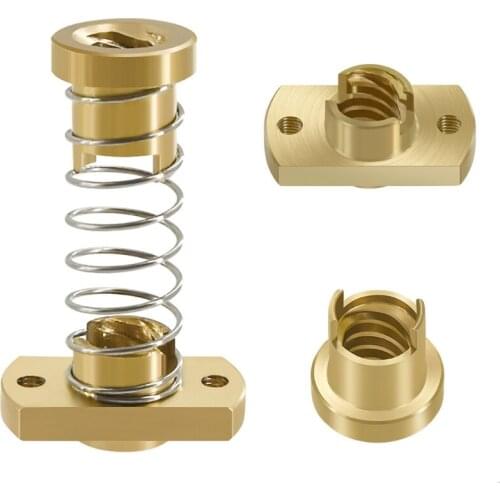 T8 POM Anti Backlash Spring Loaded Nut Elimination Nut for Upgrade Ender 3 CR-10 / Tornado/Clone 3D Printer Accessory Dropship