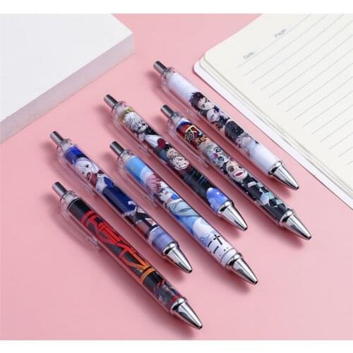 1pcs Creative Demon Slayer Jujutsu Kaisen Ballpoint Pen Japan Anime Demon Slayer Jujutsu Kaisen Kamado Tanjirou Ballpen