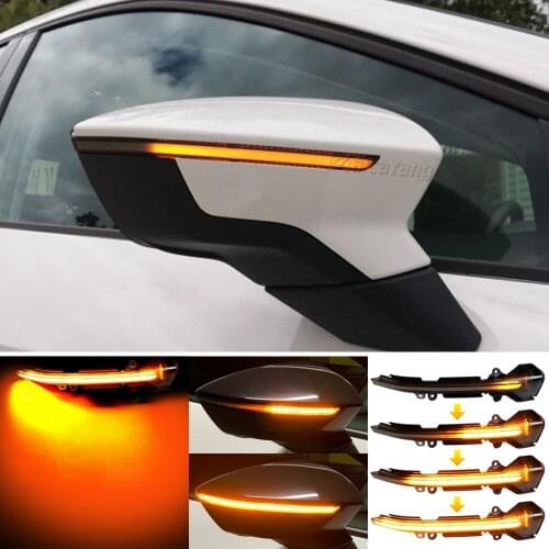 LED Turn Signal Light Sequential Lamp For Seat Leon III MK3 5F ST FR Cupra Arona KJ7 Ibiza 6F Dynamic Blinker Indicator 2013-19