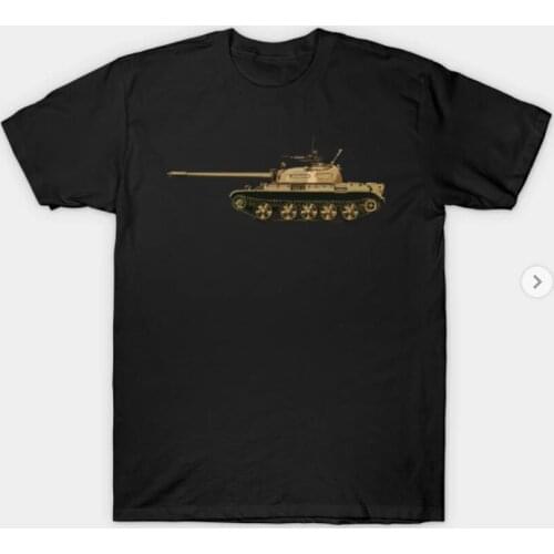 T55 Russian Army Main Battle Tank Men T-Shirt for lovers of post WW2 USSR Red Army battlefield tanks