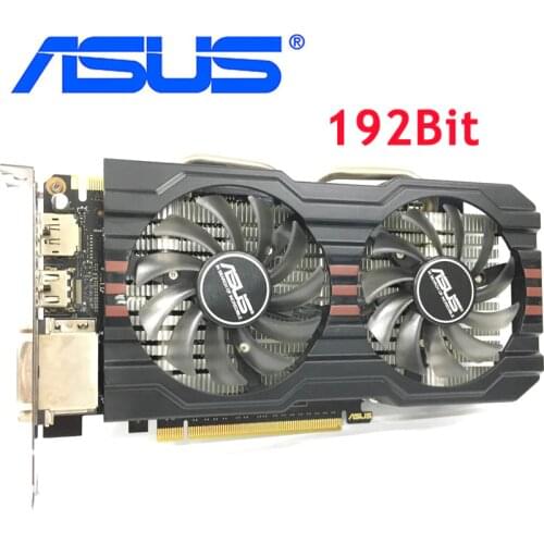 ASUS Video Card GTX 660 2GB 192Bit GDDR5 Graphics Cards for nVIDIA Geforce GTX660 Used VGA Cards stronger than GTX 750 Ti