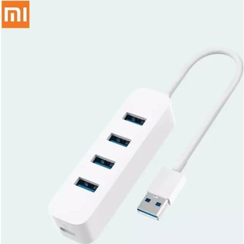 XIAOMI 4 Ports USB3.0 Hub with Stand-by Power Supply Interface USB Hub Extender Extension Connector Adapter for PC Laptop
