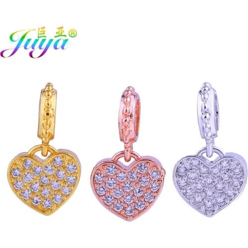 Juya DIY Women Kids Jewelry Enamel Charms Supplies Handicraft Heart Star Flower Charms For Handmade Fashion Jewelry Making