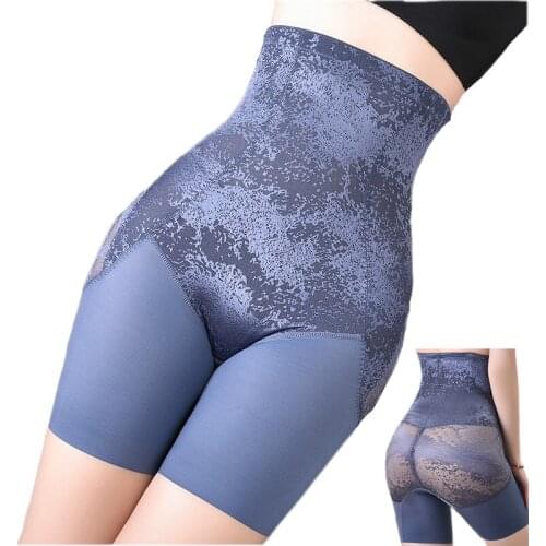 Women Shapewear Thin Cool Mesh Safty Panty Tummy Control No Bumps High Waist Bodyshaper Thigh Slimmer Invisiable Hollow Out XXXL