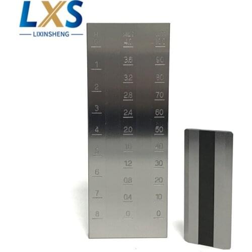 0-100um Grindometers Stainless Steel Double Groove PUSHEN Hegman grind gauge Use in Paints