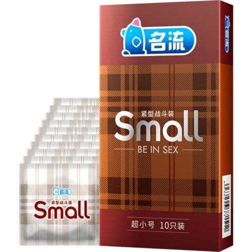 10Pcs/Set Small Size Ultra Thin Latex Condom for Men Sex Products Tight Condoms EK-New