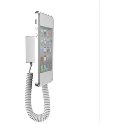 100pcs/lot retractable spring cable pull box holder for dummy phone cellphone display spring anti-theft chain