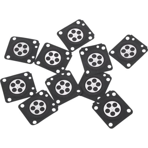 AUTO -10Pcs Carburetor Parts Chainsaw Carburetor Membrane Gasket Set For Zama Chainsaw Carburetor Ms210 Ms230 Ms2500 Accessori