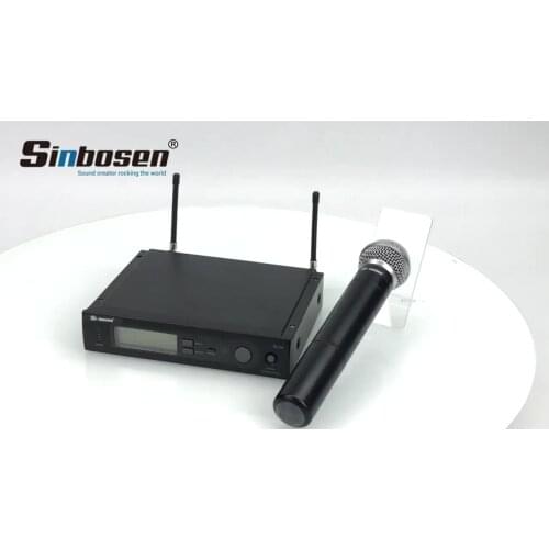 Sinbosen wireless microphone system L-24/B-58 professional uhf wireless singer microphone for karaoke