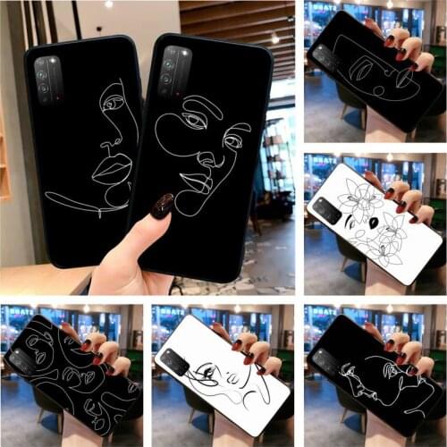 Abstract Art Painting Funny Face Phone Case for Huawei Honor 30 20 10 9 8 8x 8c v30 Lite view 7A pro