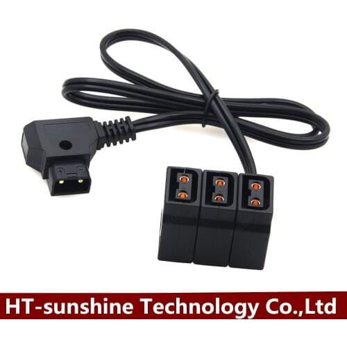 Camera D-TAP 1 point 3 port power cord Type B male plug to one point three female head distributor d-tap adapter cable 1pcs
