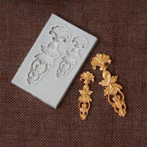 European Anaglyph Silicone Mold Fondant Sugarcraft Molds Cake Decorating Tools Chocolate Gumpaste Mould