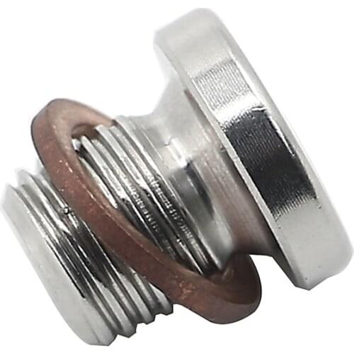 M12 x 1.25mm Oxygen o2 Lambda Sensor blanking Exhaust Plug Stainless Steel Cap Bang motorcycles and cars TK-CGQ144