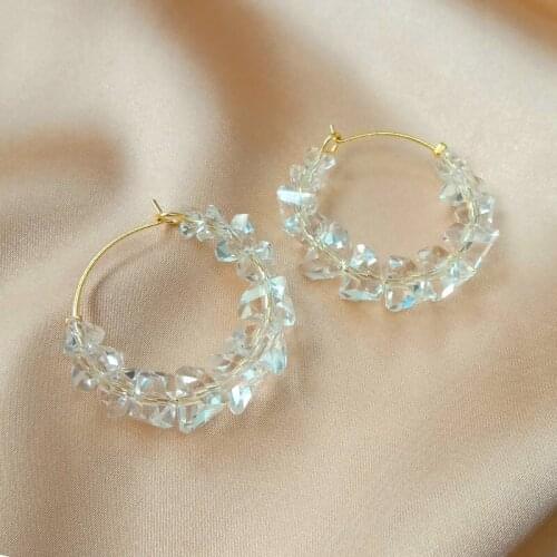 Fashion Earing Simple Casual/Sporty Jewelry Temperament Personality Delicate Ear Stud Small Rhinestone Earrings for Women 2021