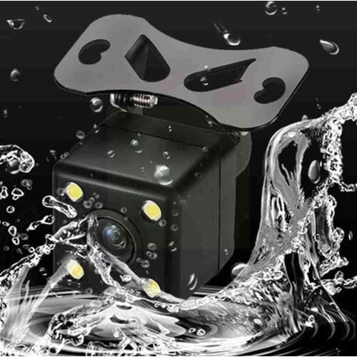New Car Rear View Camera 4 LED Night Vision Reversing HD Auto Monitor Waterproof Video Ip68 Parking CCD Degree 170 K2I7