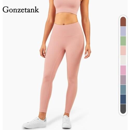 2021 New Seamless Peach Hip Legging Yoga Pants Women Anti-curling High Waist Sports Slim Running Peach Hip No T Line Leggings
