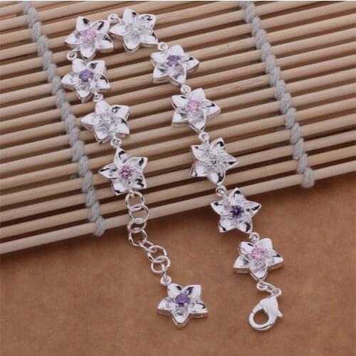 Wholesale High quality silver plated Fashion jewelry Bangles WB-048