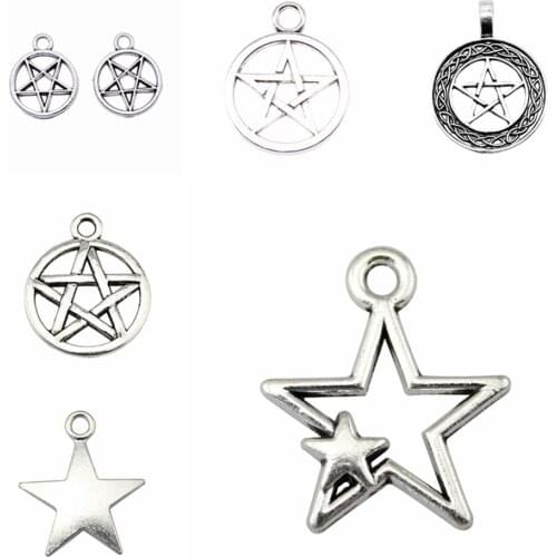 Tristana Five-Pointed Star And Sun Charms designer charms for jewelry making diy jewelry kit accessories