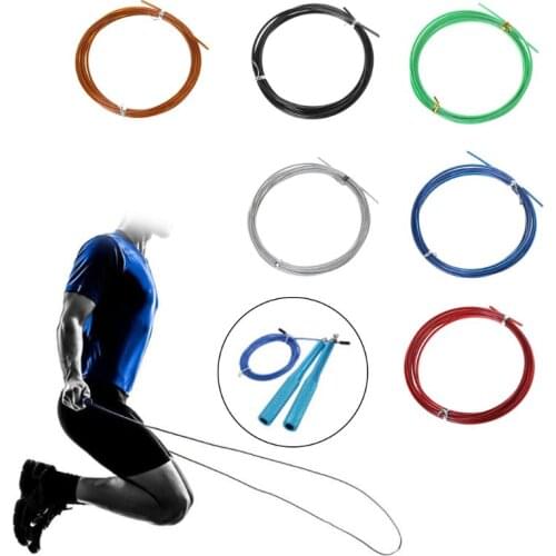 3m Crossfit Replaceable Steel Wire Cable Speed Jump Ropes Skipping Spare Rope Q84C