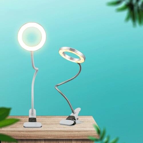 LED Lamp For Eyelash Extension Tattoo Clip Eyebrow Lip Lamp Manicure Nail Art Eyelash Makeup Warm Light Desk Lamp luminária