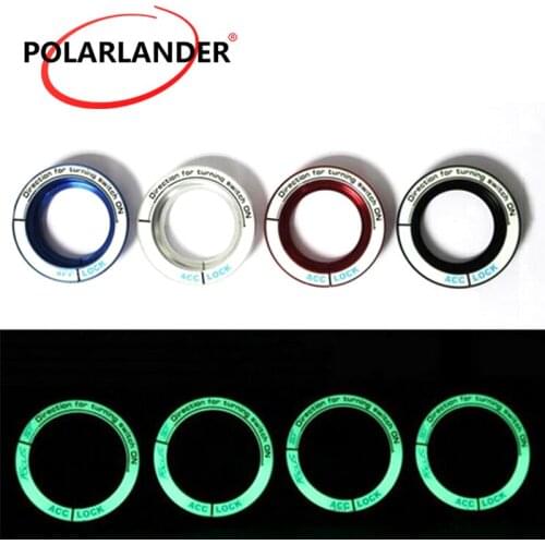 Luminous Ignition keyhole ring decoration Cover For Ford/kuga12/focus second generation Car Styling