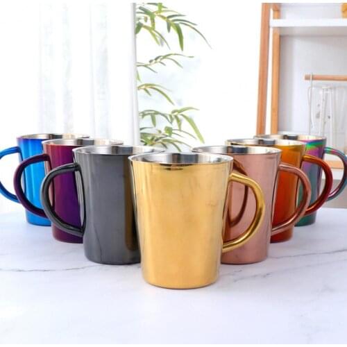 300ml Personalized Coffee Mug Heat Insulation Double Wall Easy to Carry Travel Tumbler Cups for Home