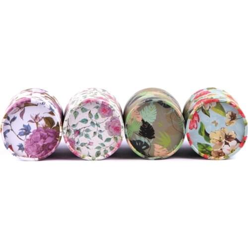 Xin Jia Yi Packaging Round Shape Paper Packaging Cans 2018 Popular Design Vinyl Home Decor Wall Paper Can Customized Paper Tube