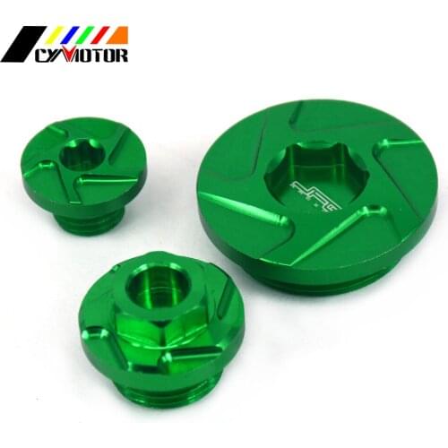 Motorcycle CNC Engine Screw For Kawasaki KX250F KX 250F 2011-2018 2019 KX450F KX 450 F 2009-2018 KLX450R 2008-2015
