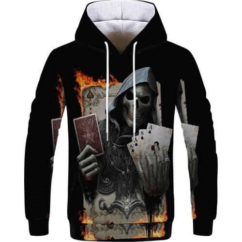 Funny skull hoodie 3D hoodie sweatshirt for men and women unisex sportswear fashion casual street hoodie brand pullover