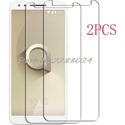 2PCS FOR Alcatel 3 3L 2018 High HD Tempered Glass Protective On 5052D 5052Y 5034D Screen Protector Film Cover