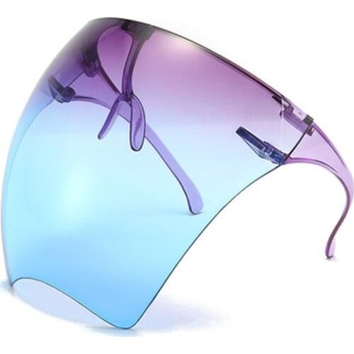 Goggle Faceshield Protective Glasses Women Men Oversized Safety Waterproof Glasses Mask Protective Riding Fishing Sunglasses