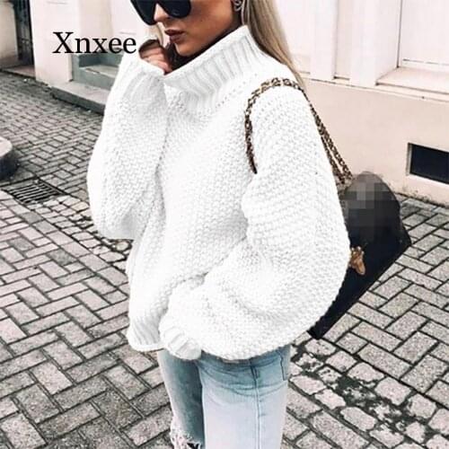 Womens Sweater Fashion Off The Shoulder Sweater Casual Knitted Solid Long Sleeve Pullover Knitted Casual Women Sweater Top coat
