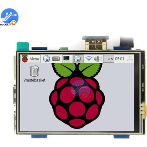 3.5 Inch LCD HDMI-compatible USB Touch Screen Module 480x320 RGB Pixels LCD Display Screen for Raspberri 3 Model B+/3B MPI3508