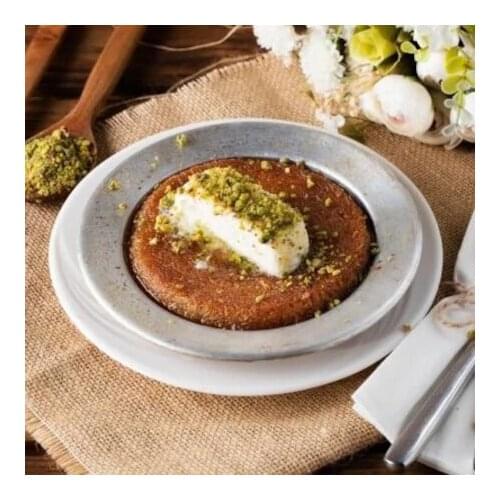 1. QUALITY ALUMINUM KADAIFI PLATTER PORSİYONLUK KADAIFI 12,5 cm Diameter 6 GRAIN IN TURKEY URETILMISTIR ANATOLIAN TRADITION sweet 12.5 CM