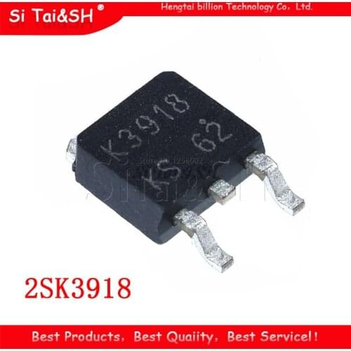 10PCS 2SK3918 SOT252 K3918 SOT TO-252 MOSFET SMD new and original IC