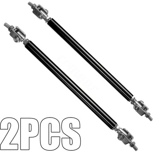 2pcs 22CM Car Universal Race Adjustable Front Rear Bumper Wind Splitter Protector Rod Support