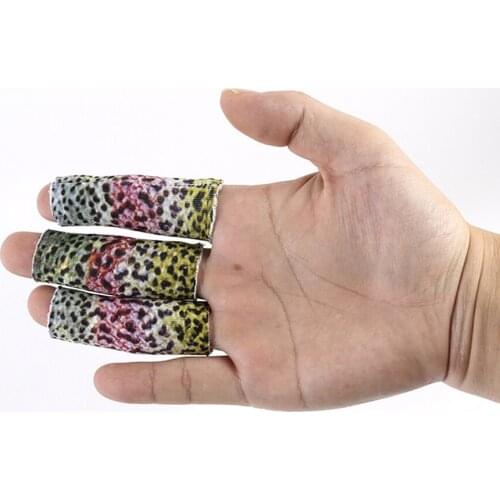 3pcs Fly Fishing Stripping Guards Outdoor Sports Elastic Single Finger Protection