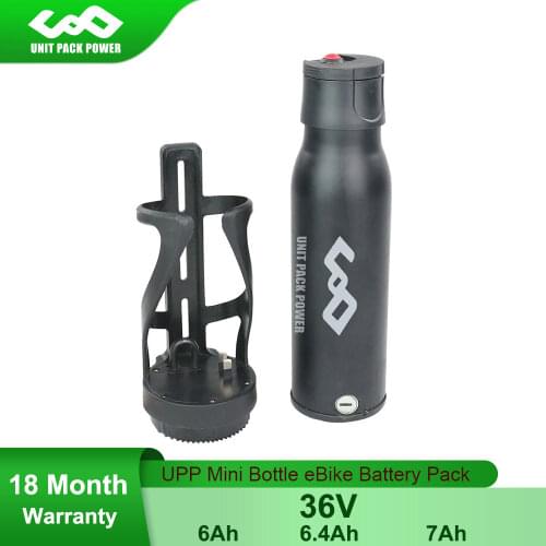 36V 7Ah 6.4Ah 5Ah Panasonic/Samsung Li-ion Cell Bottle eBike Battery With Holder for 500W 350W 250W Bafang Tongsheng QS Motor